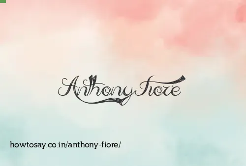 Anthony Fiore