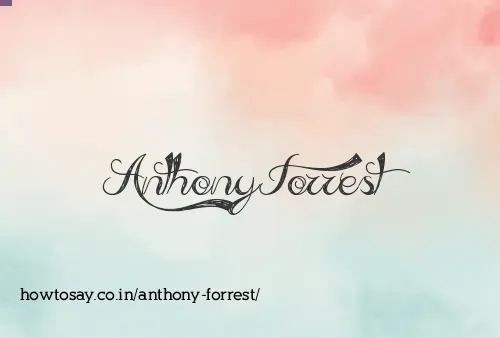 Anthony Forrest