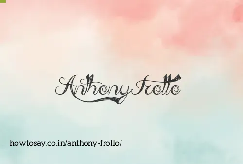 Anthony Frollo