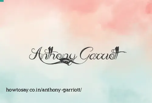 Anthony Garriott