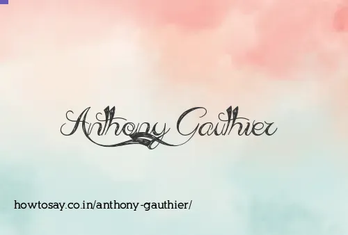 Anthony Gauthier