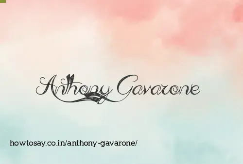 Anthony Gavarone