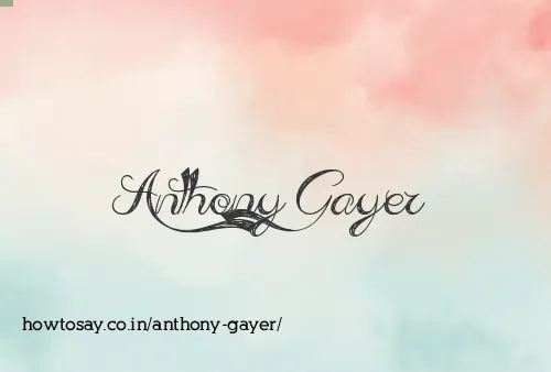 Anthony Gayer