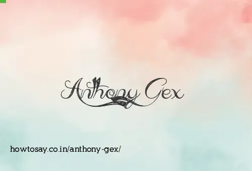 Anthony Gex