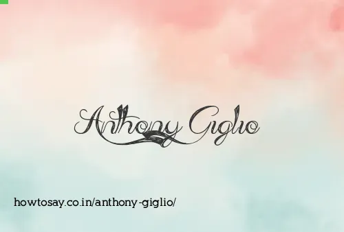 Anthony Giglio