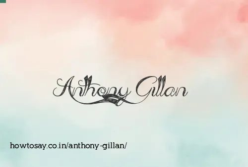 Anthony Gillan