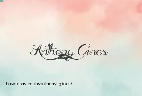 Anthony Gines