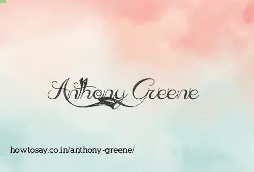 Anthony Greene