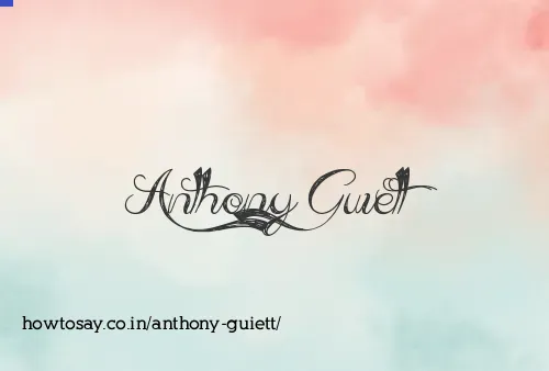Anthony Guiett