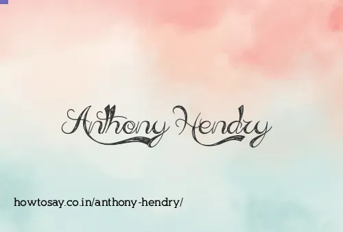Anthony Hendry