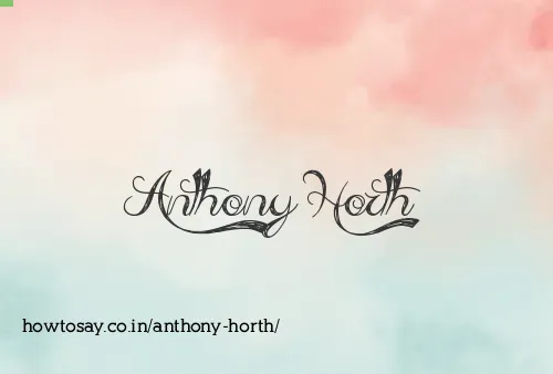 Anthony Horth