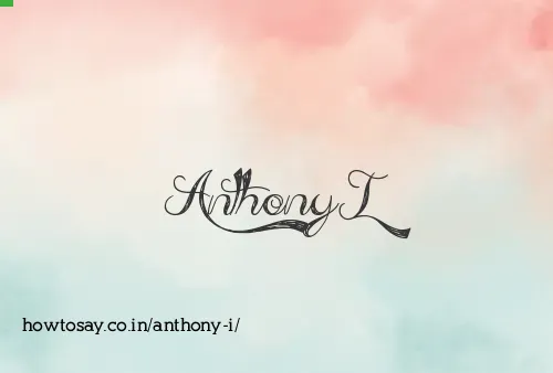 Anthony I