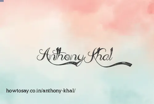 Anthony Khal