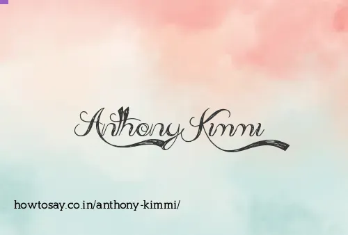 Anthony Kimmi