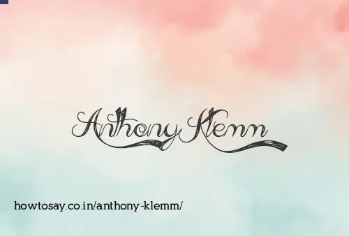 Anthony Klemm