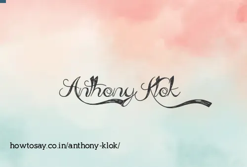 Anthony Klok