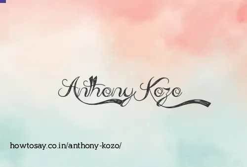 Anthony Kozo