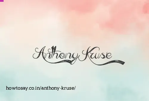 Anthony Kruse