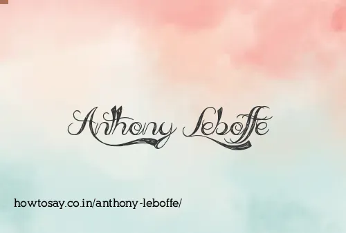 Anthony Leboffe
