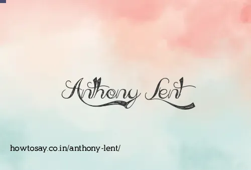 Anthony Lent