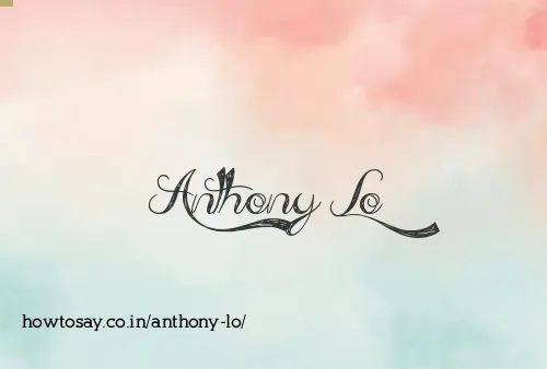 Anthony Lo