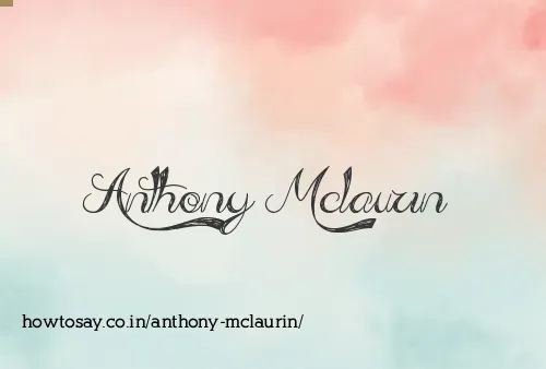 Anthony Mclaurin