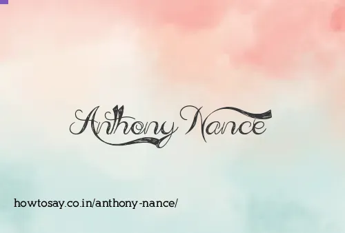 Anthony Nance