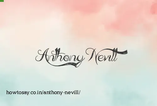 Anthony Nevill