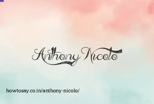 Anthony Nicolo