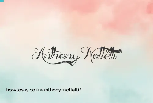 Anthony Nolletti