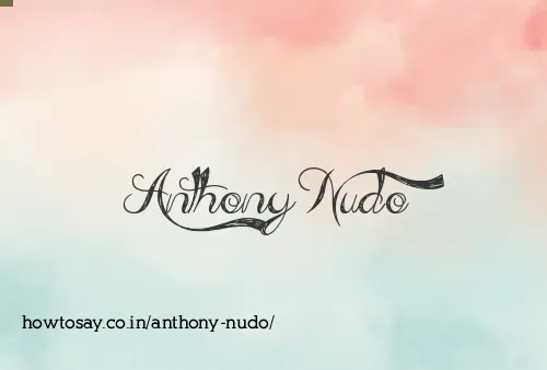 Anthony Nudo