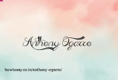 Anthony Ogarro