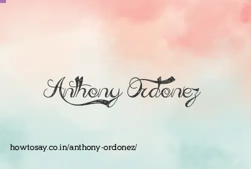 Anthony Ordonez