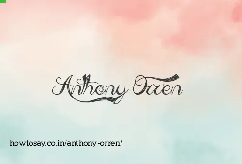Anthony Orren