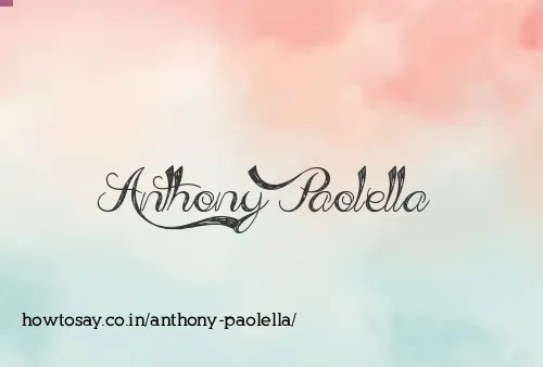 Anthony Paolella