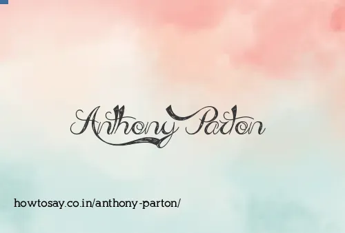 Anthony Parton