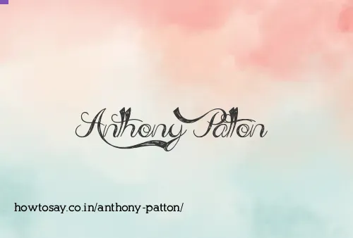 Anthony Patton