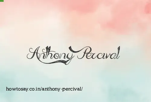 Anthony Percival