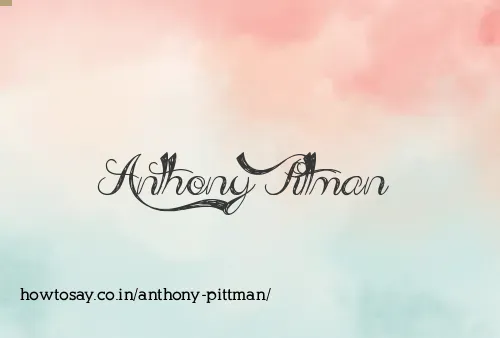 Anthony Pittman