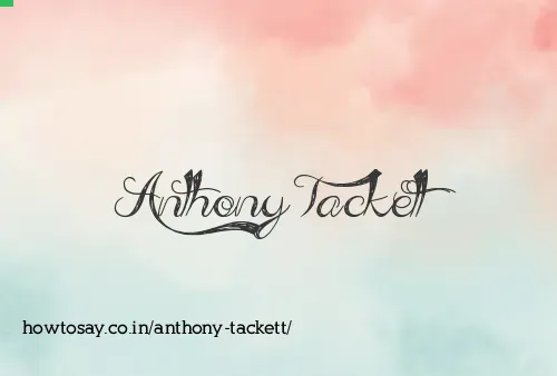 Anthony Tackett