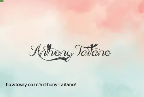 Anthony Taitano