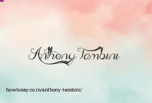 Anthony Tambini
