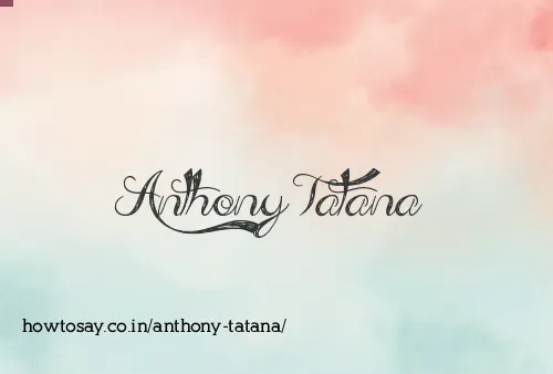 Anthony Tatana