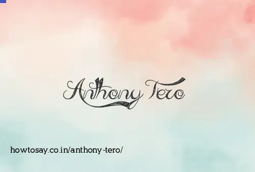 Anthony Tero