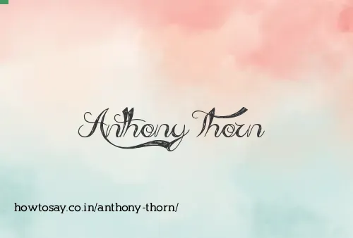 Anthony Thorn