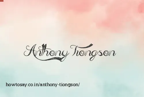 Anthony Tiongson