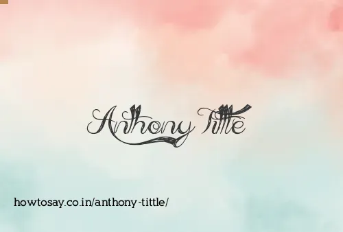 Anthony Tittle
