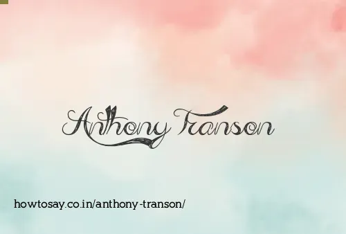 Anthony Transon