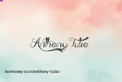 Anthony Tulio