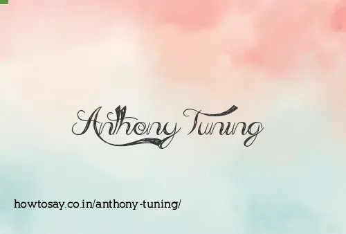 Anthony Tuning